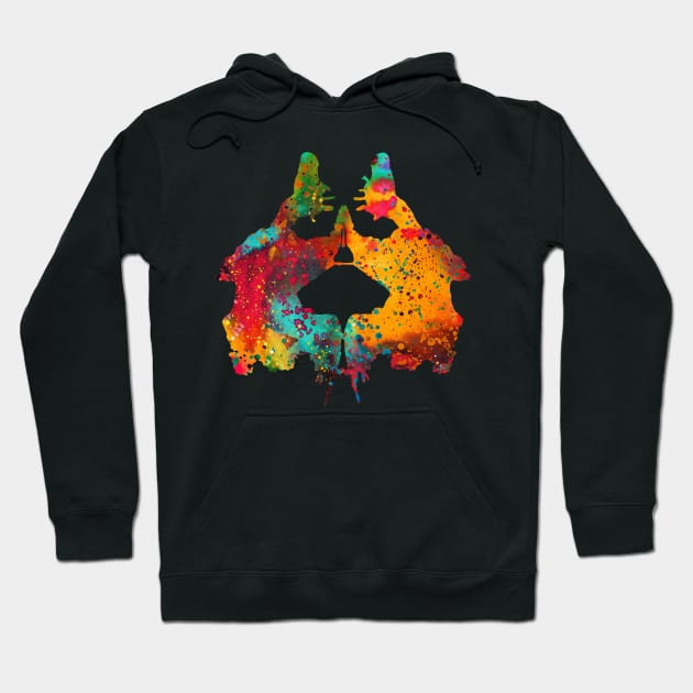 Rorschach inkblot test Hoodie by erzebeth